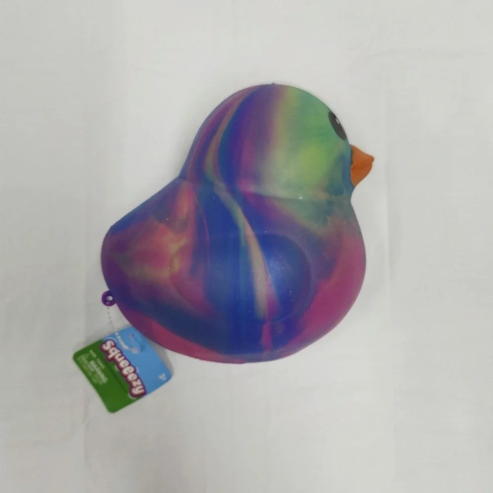 Squeezy Duck Tactile Squeeze Toy Assorted Multicolor 3+ Age 3-11 Years